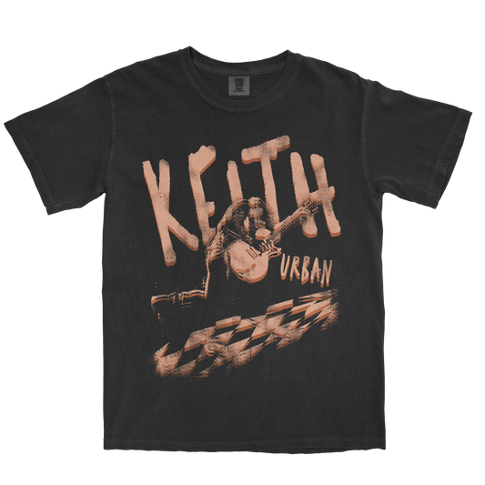 Black Checkered Tee